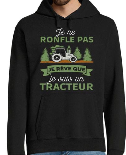 Sudadera Con Capucha Para Hombre humor del tractor no ronco regalo laTostadora - latostadora.com - Modalova