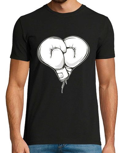 Camiseta Hombre Manga Corta guantes de boxeo del amor, dibujo de coleccionista laTostadora - latostadora.com - Modalova