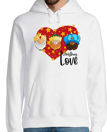 Sudadera Con Capucha Para Hombre Reyes magos Christmas love laTostadora - latostadora.com - Modalova