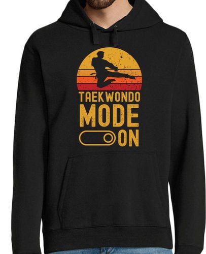 Sudadera Con Capucha Para Hombre modo taekwondo en retro laTostadora - latostadora.com - Modalova