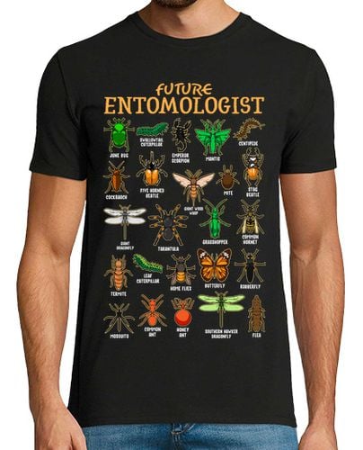 Camiseta Futuro Entómologo Insectos Entomología Profesor Bichos Animales - latostadora.com - Modalova