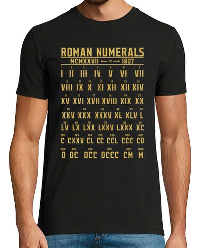 Camiseta Números Romanos Antigua Roma Imperio Romano - latostadora.com - Modalova