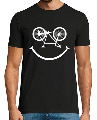 Camiseta Sonrisa Bicicleta Smiley Ciclismo Deporte Humor Ciclista - latostadora.com - Modalova