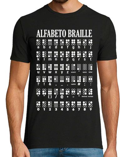 Camiseta Alfabeto Braille Abecedario Ciegos Invidentes Once laTostadora - latostadora.com - Modalova