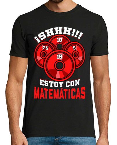 Camiseta Shhh Matemáticas Gym Pesas Crosfit Culturismo Deporte Humor Gimnasio - latostadora.com - Modalova