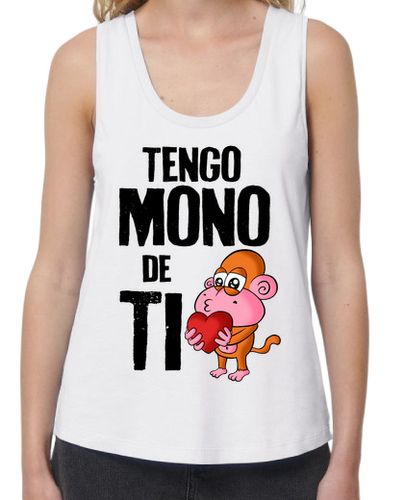 Camiseta Mujer Tirantes Loose Fit Tengo MONO de TI laTostadora - latostadora.com - Modalova