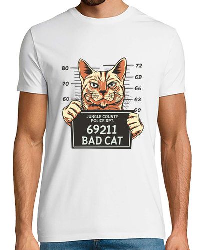 Camiseta gato prisionero chistoso - latostadora.com - Modalova