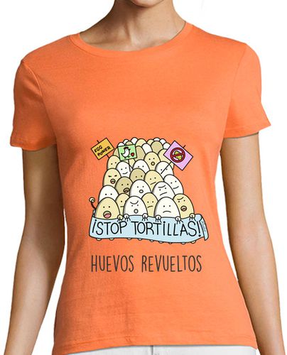 Camiseta mujer Huevos Revueltos - latostadora.com - Modalova