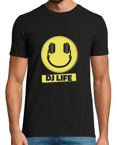 Camiseta dj life, cara sonriente, pista de baile, laTostadora - latostadora.com - Modalova