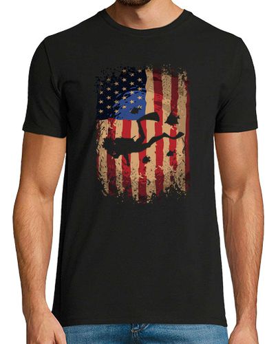 Camiseta american usa bandera submarinismo apnea buzo - latostadora.com - Modalova