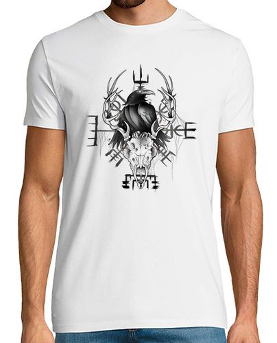 Camiseta vegvisir cuervo cráneo animal - latostadora.com - Modalova