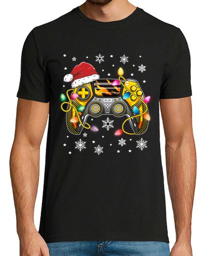 Camiseta Mando Gamer Videojuegos Navidad Papá Noel Gaming - latostadora.com - Modalova