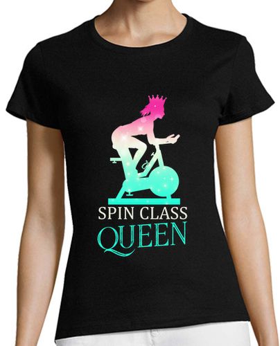 Camiseta mujer reina de la clase de spinning - latostadora.com - Modalova
