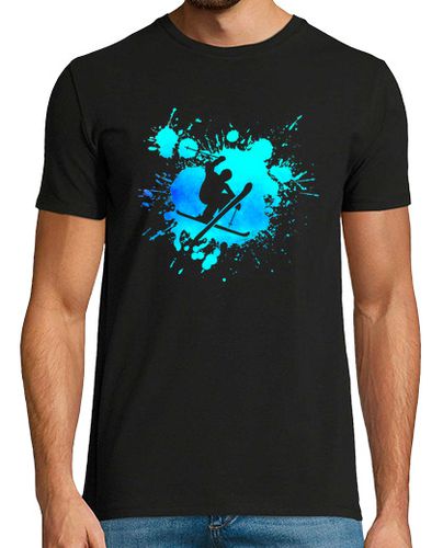 Camiseta Hombre Manga Corta esquí de estilo libre con salpicaduras laTostadora - latostadora.com - Modalova