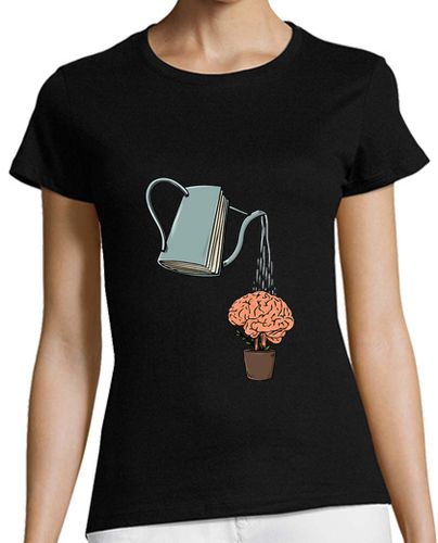 Camiseta mujer libros de lectura diseños nerd para un - latostadora.com - Modalova