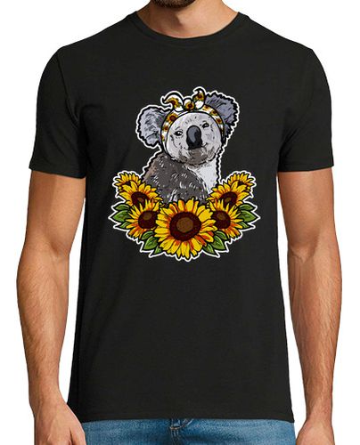 Camiseta Cute Koala Gift Sunflower Decor - latostadora.com - Modalova