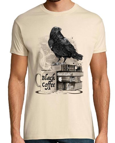 Camiseta Coffee, Raven and Poe - latostadora.com - Modalova
