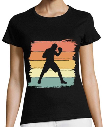 Camiseta mujer boxeo retro - latostadora.com - Modalova