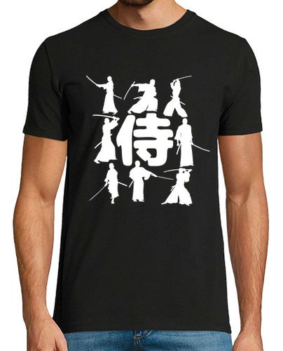 Camiseta Silueta Samurai -Blanco - latostadora.com - Modalova