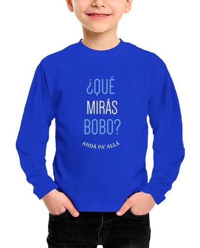 Camiseta Niño Manga Larga Que miras bobo laTostadora - latostadora.com - Modalova