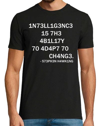 Camiseta Hombre Manga Corta Stephen Hawking B laTostadora - latostadora.com - Modalova