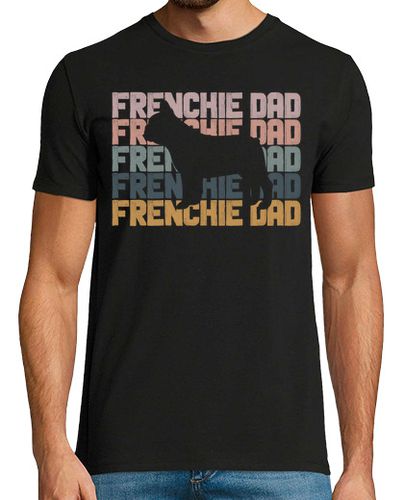 Camiseta frenchie dad estilo de pincel de moda f - latostadora.com - Modalova