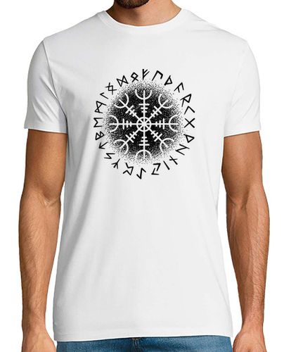 Camiseta símbolo escandinavo de estilo dotwork - latostadora.com - Modalova