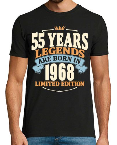 Camiseta 1968 - 55 años cumpleaños - latostadora.com - Modalova