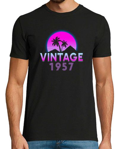 Camiseta retrowave vintage 1957 idea de regalo de cumpleaños - latostadora.com - Modalova