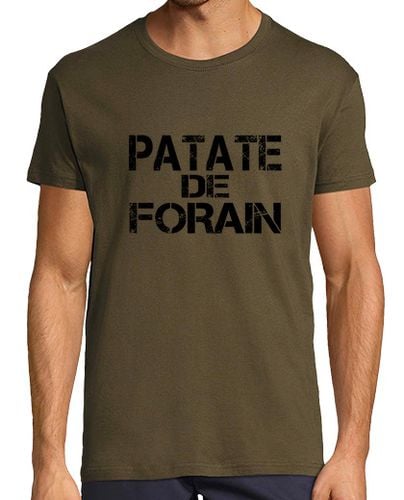 Camiseta Hombre Manga Corta patata de feria versión negra laTostadora - latostadora.com - Modalova