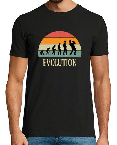 Camiseta evolución saxofón hombre humor - latostadora.com - Modalova