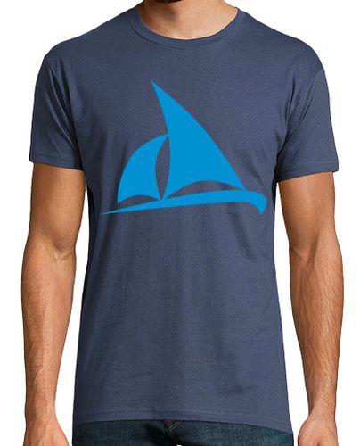 Camiseta Hombre Manga Corta barco de vela azul laTostadora - latostadora.com - Modalova