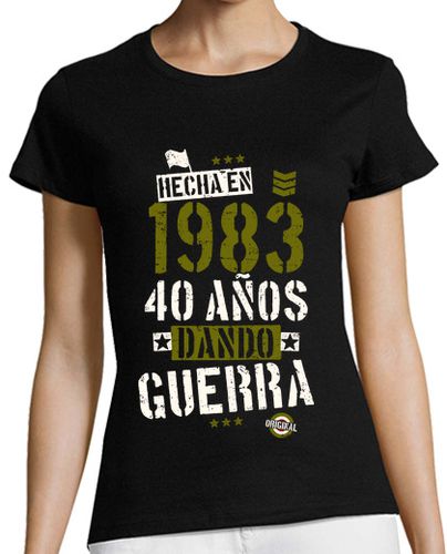 Camiseta mujer 1983. 40 años dando guerra - latostadora.com - Modalova