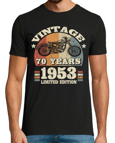 Camiseta 70 años cumpleaños - aniversario 1953 - latostadora.com - Modalova