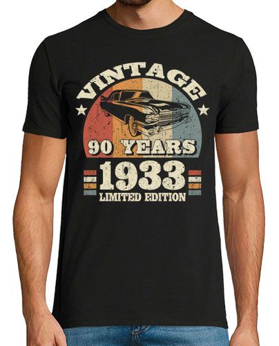 Camiseta 90 años aniversario - cumpleaños 1933 - latostadora.com - Modalova