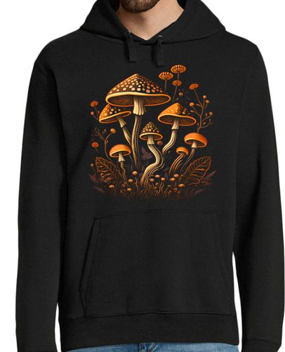 Sudadera Con Capucha Para Hombre Fantasía de Setas Micología Naturaleza Campo laTostadora - latostadora.com - Modalova