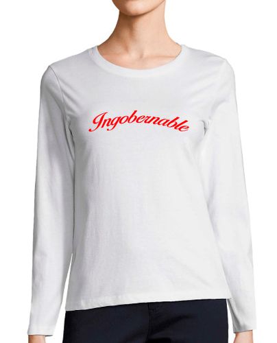 Camiseta Mujer Manga Larga Ingobernable laTostadora - latostadora.com - Modalova