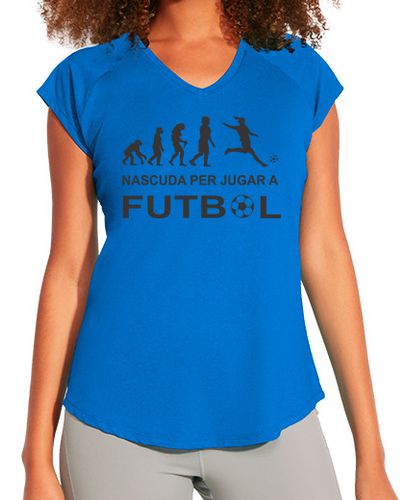 Camiseta deportiva mujer SAMARRETA NASCUDA PER JUGAR FUTBOL 2 - latostadora.com - Modalova