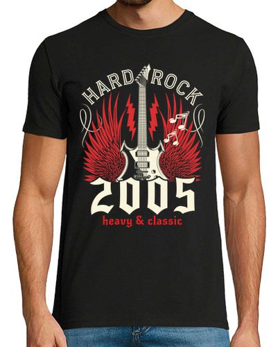 Camiseta Hombre Manga Corta Músico de Hard Rock 18 Años Cumpleaños laTostadora - latostadora.com - Modalova