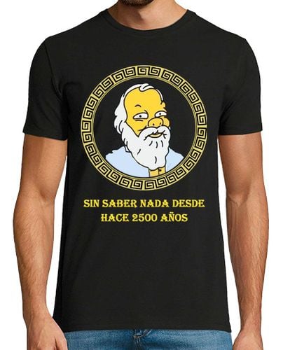 Camiseta Solo se que no se nada. Sócrates - latostadora.com - Modalova