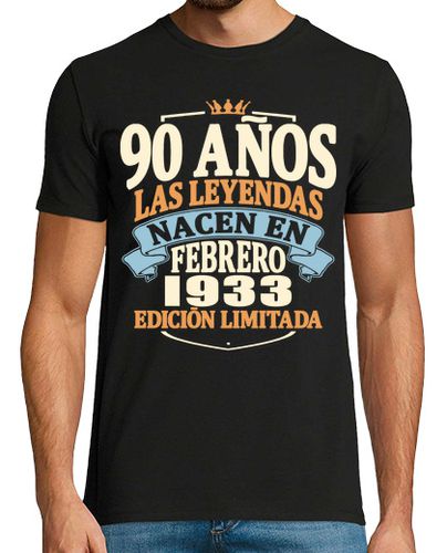 Camiseta febrero 1933 - 90 años cumpleaños - latostadora.com - Modalova
