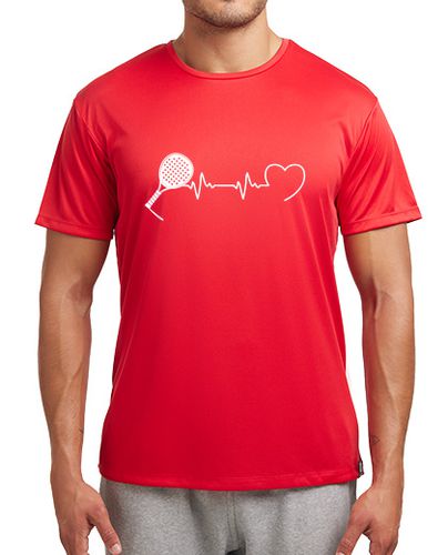 Camiseta deportiva padel hombre humor latido del corazón laTostadora - latostadora.com - Modalova