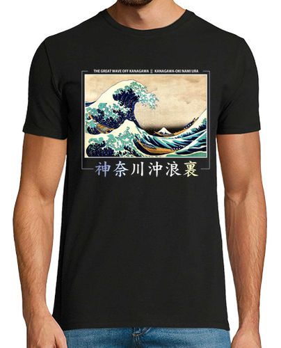 Camiseta La gran ola de Kanagawa - latostadora.com - Modalova