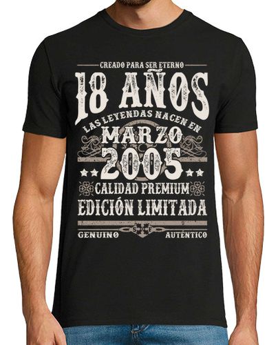 Camiseta Las leyendas nacen en marzo 2005 - latostadora.com - Modalova