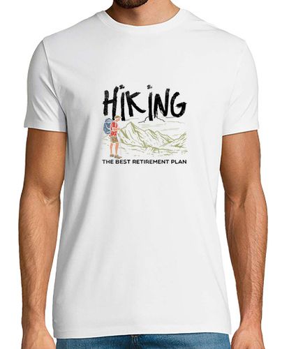 Camiseta Hiking Hiking The Best Retirement Plan - latostadora.com - Modalova