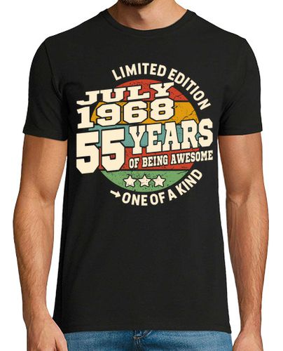 Camiseta 55 años - nacido en julio 1968 - latostadora.com - Modalova