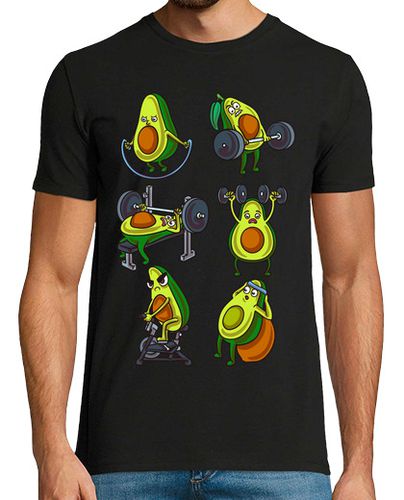 Camiseta Aguacate Gimnasio Humor Vegano Dieta Veganas - latostadora.com - Modalova