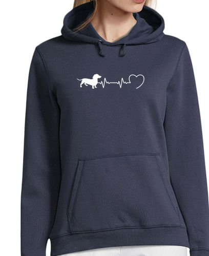 Sudadera Con Capucha Para Mujer perro salchicha hombre humor latido del laTostadora - latostadora.com - Modalova