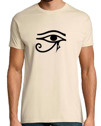 Camiseta Hombre Manga Corta Ojo de Horus negro laTostadora - latostadora.com - Modalova