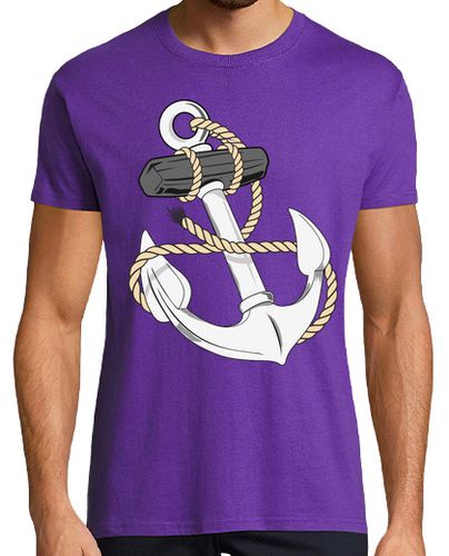 Camiseta anclaje de la marina con la cuerda - latostadora.com - Modalova
